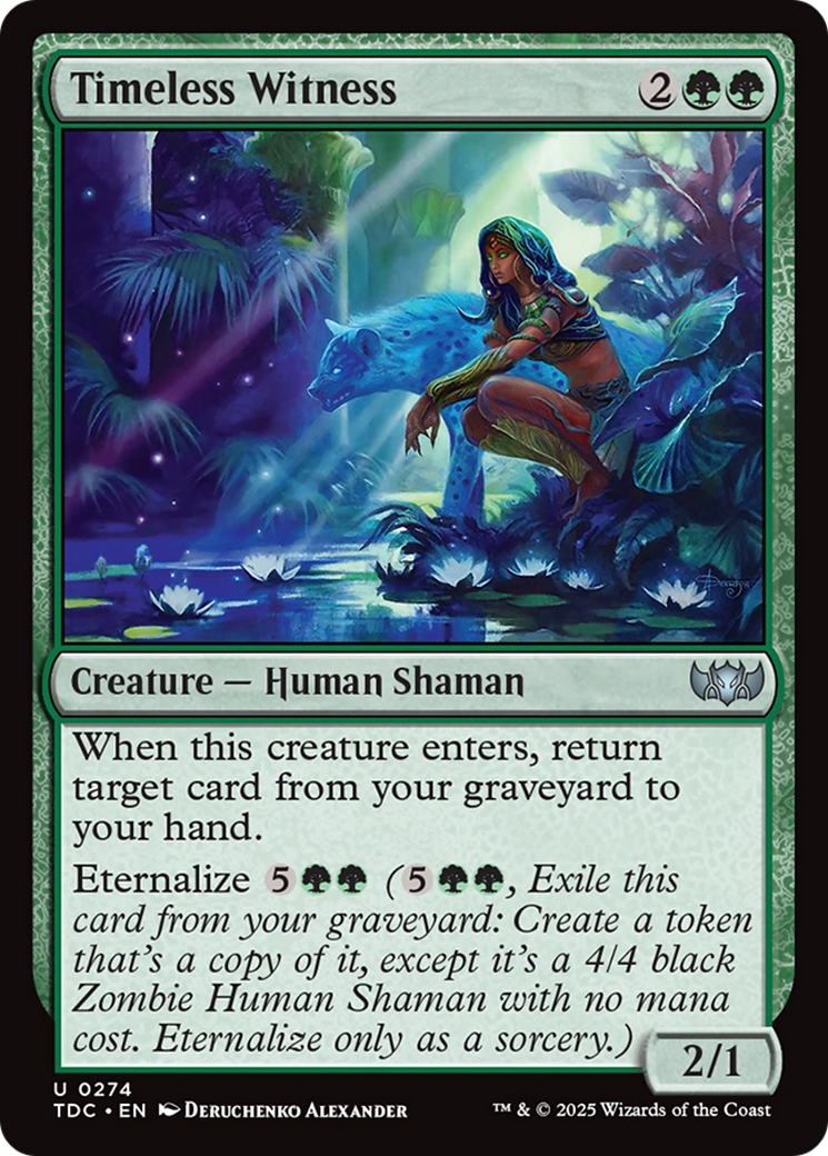 Timeless Witness [Tarkir: Dragonstorm Commander] | Cracking-Singles