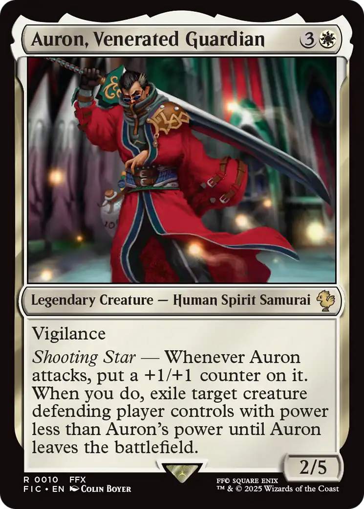Auron, Venerated Guardian [FINAL FANTASY Commander] | Cracking-Singles