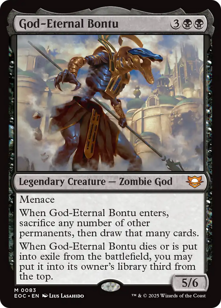 God-Eternal Bontu [Edge of Eternities Commander] | Cracking-Singles