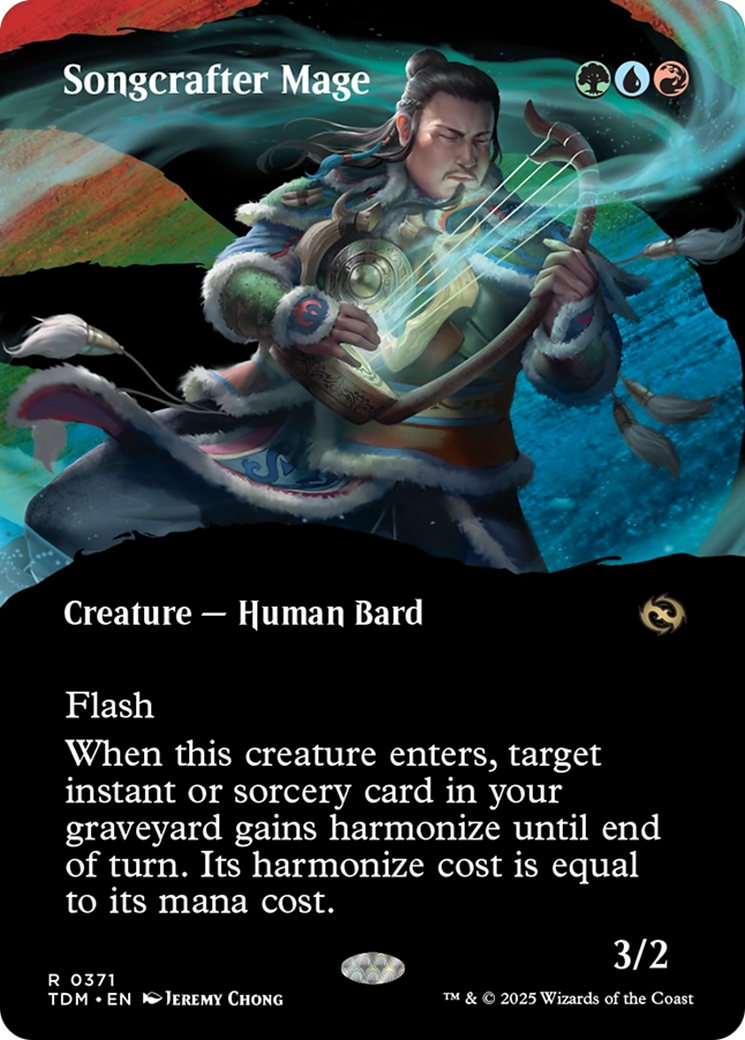 Songcrafter Mage (Borderless) [Tarkir: Dragonstorm] | Cracking-Singles