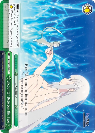 Encounter Between the Two (RZ/SE35-E41 C) (Parallel Foil) [Re:ZERO: The Frozen Bond] | Cracking-Singles