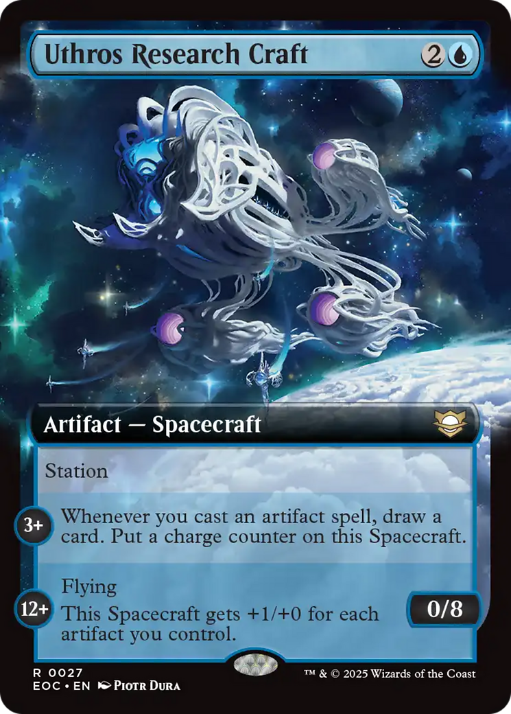 Uthros Research Craft (Extended Art) [Edge of Eternities Commander] | Cracking-Singles
