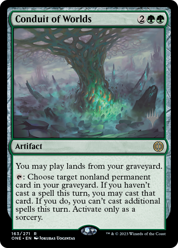 Conduit of Worlds (Promo Pack) [Phyrexia: All Will Be One Promos] | Cracking-Singles