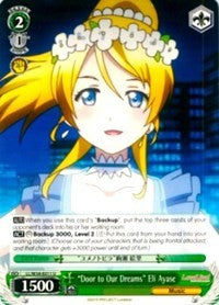 "Door to Our Dreams" Eli Ayase (LL/W34-E011 U) [Love Live! Vol. 2] | Cracking-Singles