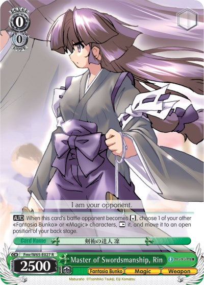 Master of Swordsmanship, Rin (Fmr/W65-E027 R) [Fujimi Fantasia Bunko] | Cracking-Singles