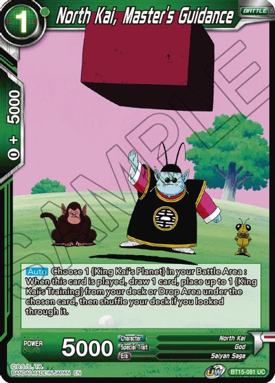 North Kai, Master's Guidance (BT15-081) [Saiyan Showdown] | Cracking-Singles