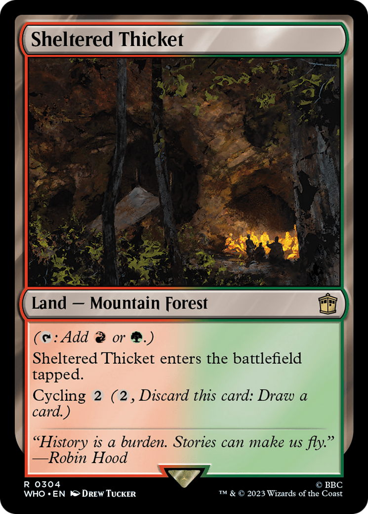 Sheltered Thicket [Doctor Who] | Cracking-Singles
