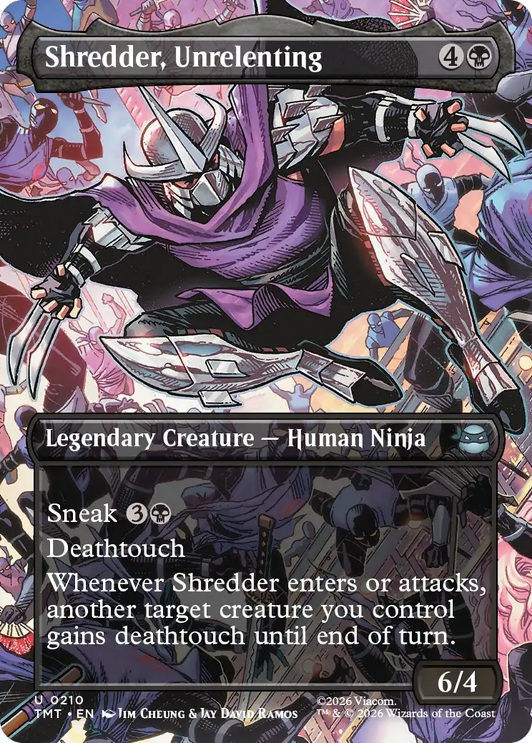 Shredder, Unrelenting (Borderless) [Teenage Mutant Ninja Turtles] | Cracking-Singles