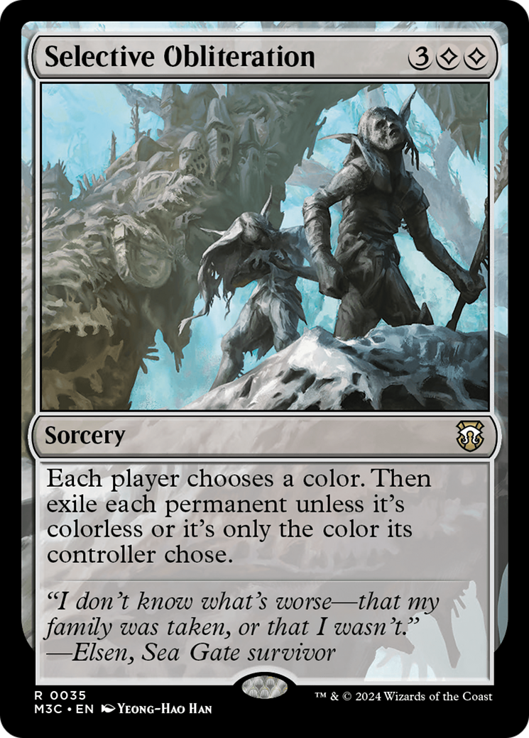 Selective Obliteration (Ripple Foil) [Modern Horizons 3 Commander] | Cracking-Singles
