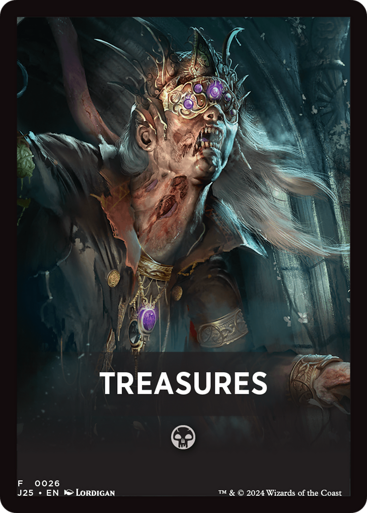 Treasures Theme Card [Foundations Jumpstart Front Cards] | Cracking-Singles