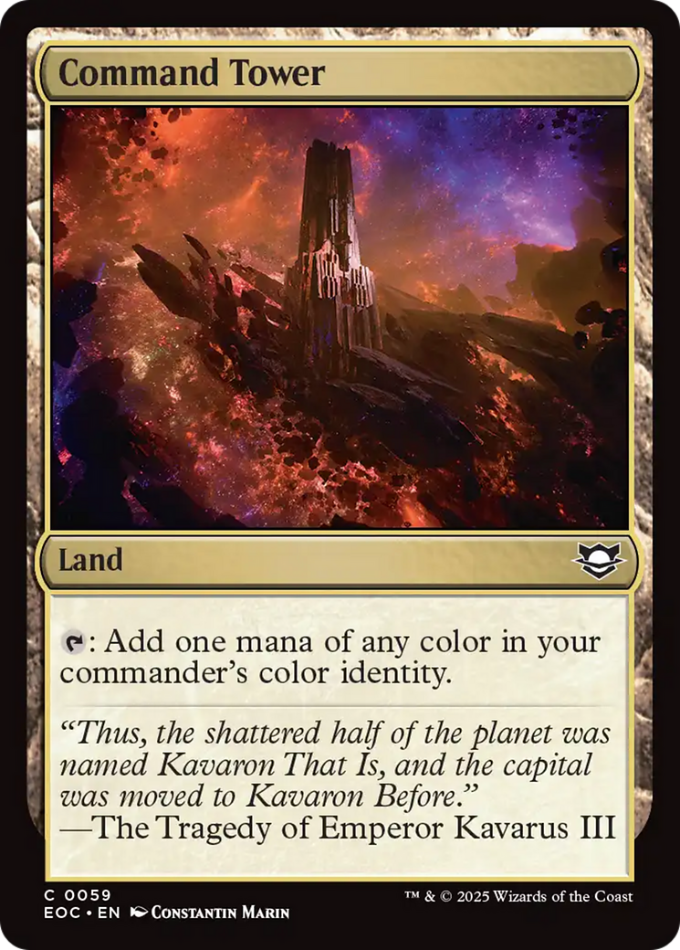 Command Tower [Edge of Eternities Commander] | Cracking-Singles