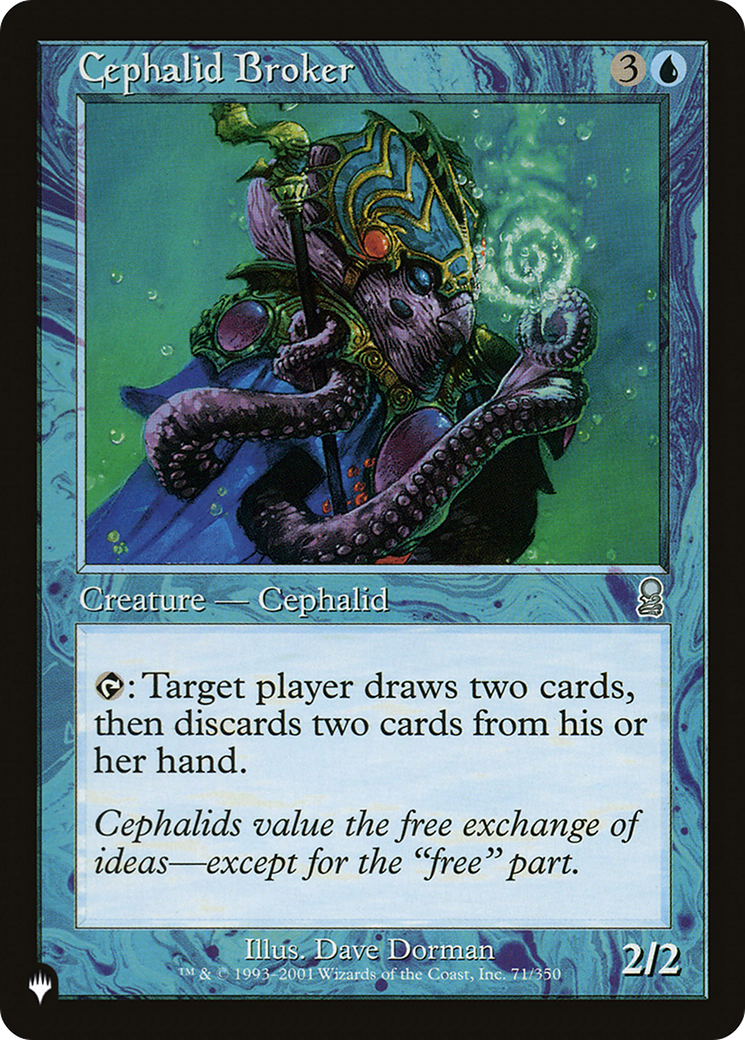 Cephalid Broker [The List] | Cracking-Singles