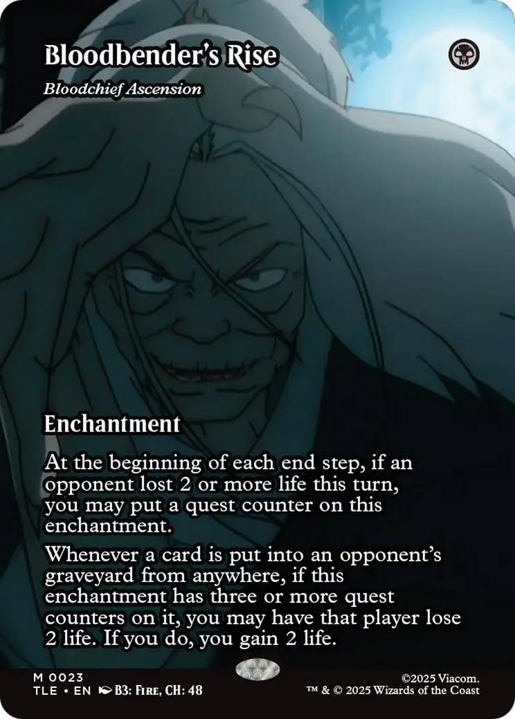 Bloodbender's Rise - Bloodchief Ascension (Borderless) [Avatar: The Last Airbender: Eternal-Legal] | Cracking-Singles