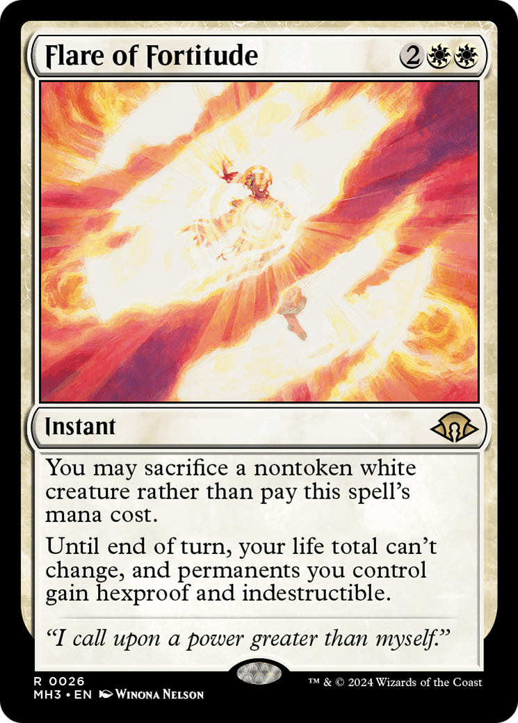 Flare of Fortitude [Modern Horizons 3] | Cracking-Singles