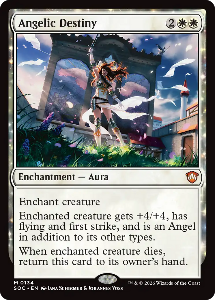 Angelic Destiny [Secrets of Strixhaven Commander] | Cracking-Singles