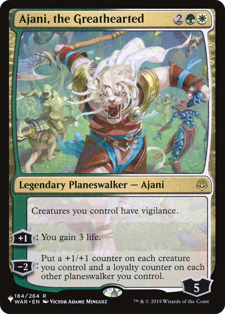 Ajani, the Greathearted [The List] | Cracking-Singles