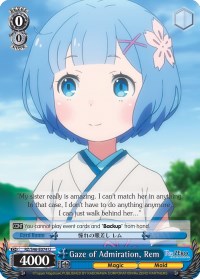 Gaze of Admiration, Rem (RZ/S46-E074 U) [Re:ZERO] | Cracking-Singles