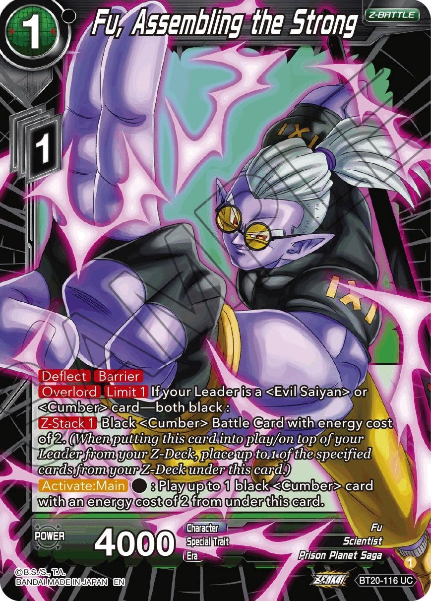 Fu, Assembling the Strong (BT20-116) [Power Absorbed] | Cracking-Singles
