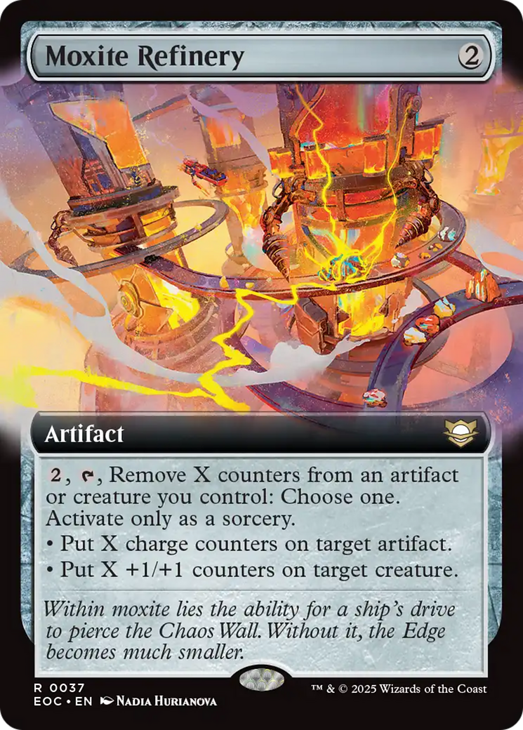 Moxite Refinery (Extended Art) [Edge of Eternities Commander] | Cracking-Singles