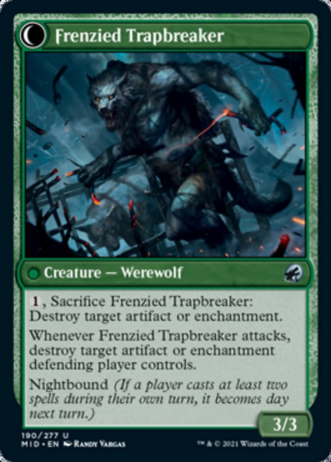 Outland Liberator // Frenzied Trapbreaker [Innistrad: Midnight Hunt] | Cracking-Singles