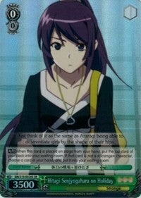 Hitagi Senjyogahara on Holiday (BM/S15-E029S SR) [BAKEMONOGATARI] | Cracking-Singles