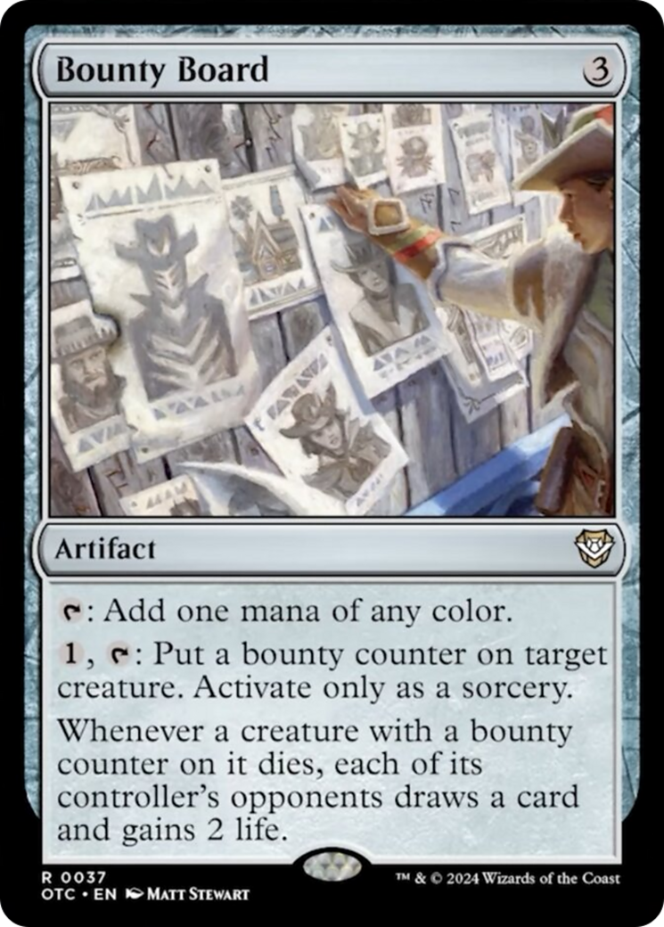 Bounty Board [Outlaws of Thunder Junction Commander] | Cracking-Singles