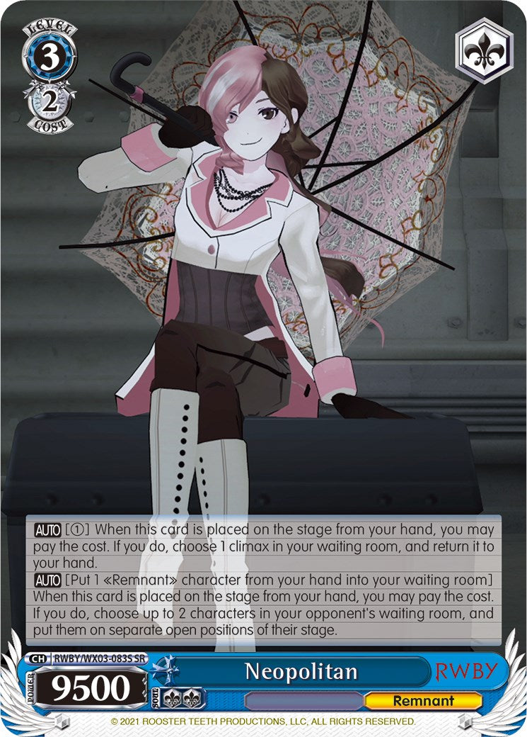 Neopolitan (RWBY/WX03-083S SR) [RWBY] | Cracking-Singles