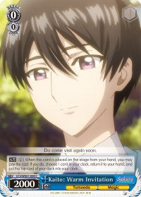 Kaito: Warm Invitation (CCS/WX01-090 C) [Cardcaptor Sakura: Clear Card] | Cracking-Singles