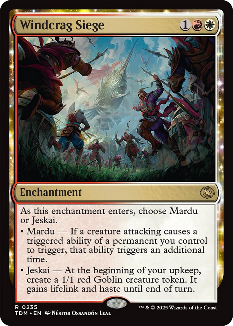 Windcrag Siege [Tarkir: Dragonstorm] | Cracking-Singles