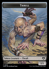Zombie (0019) // Thrull Double-Sided Token [Commander Masters Tokens] | Cracking-Singles