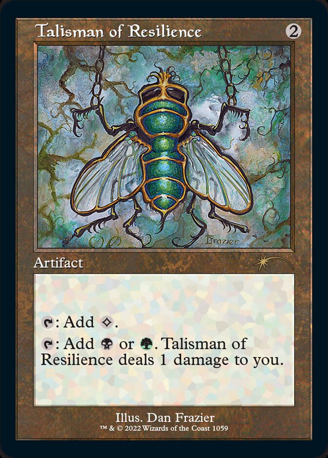 Talisman of Resilience (Foil Etched) [Secret Lair Drop Series] | Cracking-Singles