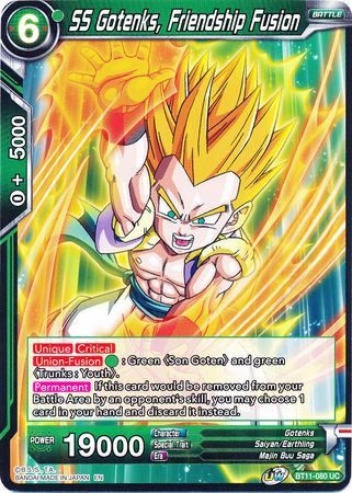 SS Gotenks, Friendship Fusion (BT11-080) [Vermilion Bloodline] | Cracking-Singles