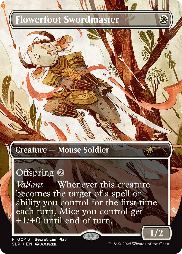 Flowerfoot Swordmaster [Secret Lair Showdown] | Cracking-Singles