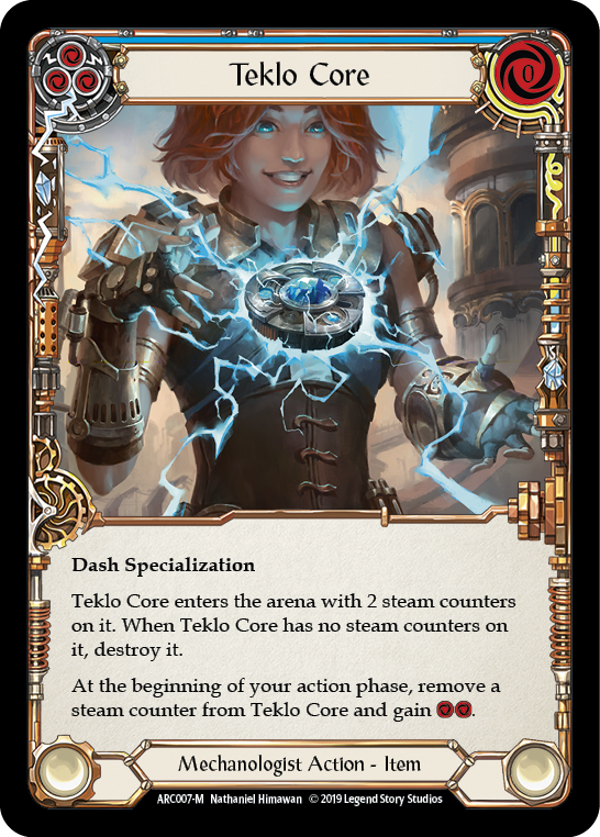 Teklo Core [ARC007-M] (Arcane Rising)  1st Edition Rainbow Foil | Cracking-Singles
