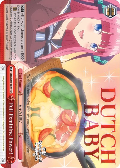 Full Feminine Power! (5HY/W83-TE27 TD) [The Quintessential Quintuplets] | Cracking-Singles