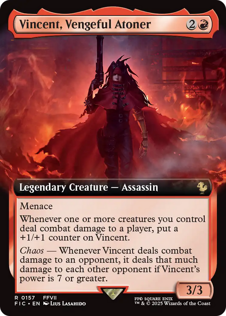 Vincent, Vengeful Atoner (Extended Art) [FINAL FANTASY Commander] | Cracking-Singles
