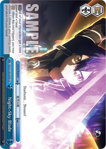 Night-Sky Blade [Sword Art Online Animation 10th Anniversary] | Cracking-Singles
