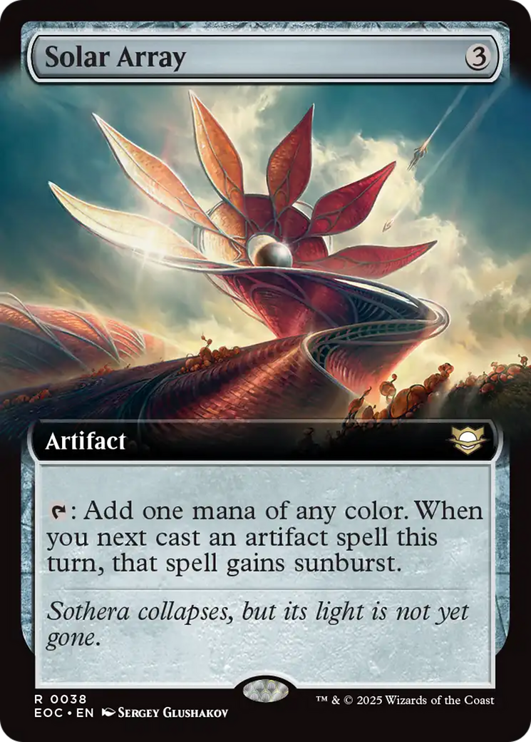 Solar Array (Extended Art) [Edge of Eternities Commander] | Cracking-Singles