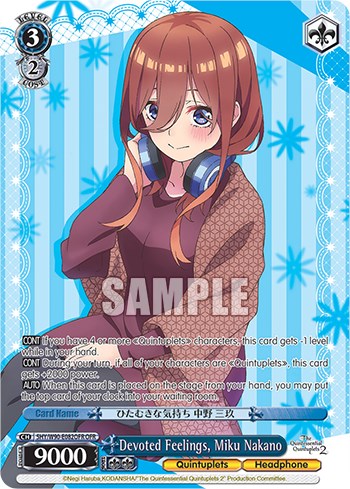Devoted Feelings, Miku Nakano (5HY/W90-E082OFR OFR) [The Quintessential Quintuplets 2] | Cracking-Singles
