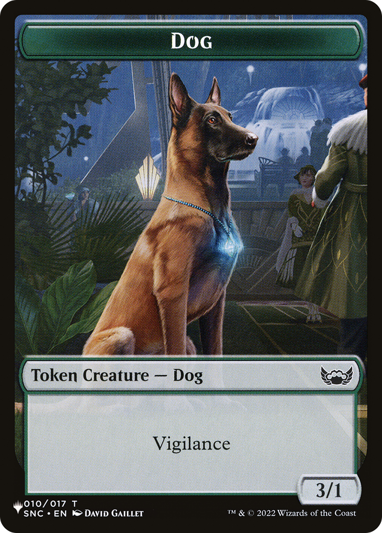Shapeshifter // Dog Double-Sided Token [The List] | Cracking-Singles