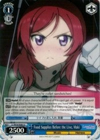 Food Supplies Before the Live, Maki (LL/W34-E083 U) [Love Live! Vol. 2] | Cracking-Singles