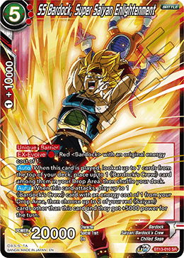 SS Bardock, Super Saiyan Enlightenment (BT13-010) [Supreme Rivalry] | Cracking-Singles