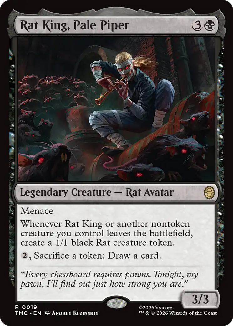 Rat King, Pale Piper [Teenage Mutant Ninja Turtles Commander] | Cracking-Singles