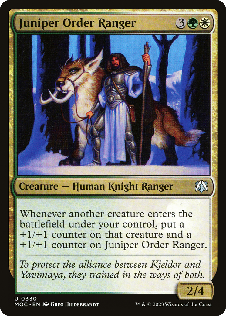 Juniper Order Ranger [March of the Machine Commander] | Cracking-Singles