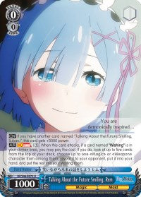 Talking About the Future Smiling, Rem (RZ/S46-E072 U) [Re:ZERO] | Cracking-Singles
