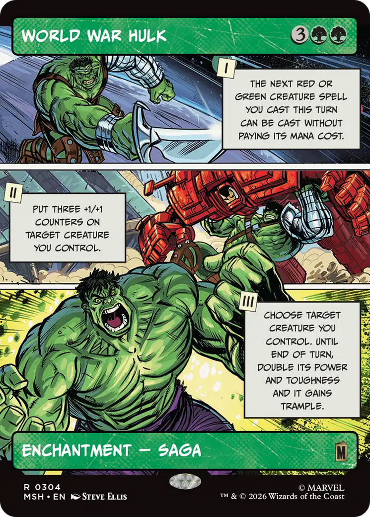 World War Hulk (Borderless) [Marvel Super Heroes] | Cracking-Singles