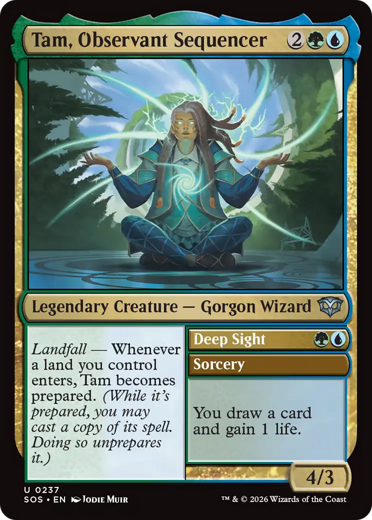 Tam, Observant Sequencer [Secrets of Strixhaven] | Cracking-Singles