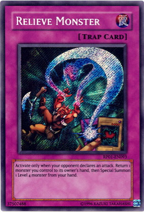 Relieve Monster [RP01-EN093] Secret Rare | Cracking-Singles