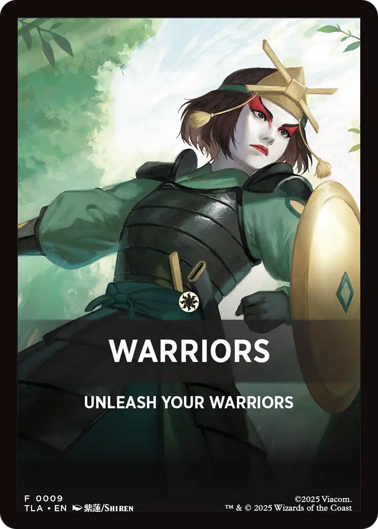 Warriors Theme Card [Avatar: The Last Airbender Tokens] | Cracking-Singles