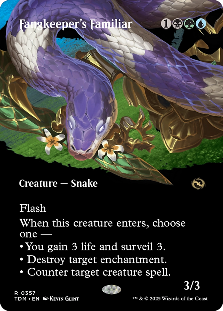 Fangkeeper's Familiar (Borderless) [Tarkir: Dragonstorm] | Cracking-Singles